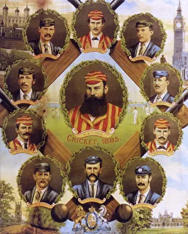 Steel Gallery: England cricket team of 1885