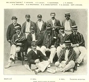 Boater Prints: England Cricket Team, Lord s, 1896