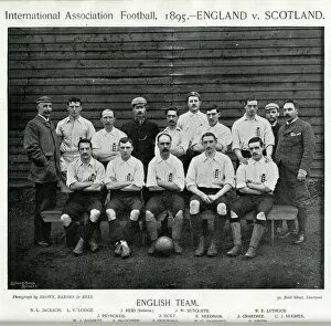 Jackson Gallery: England Football Team, 1895