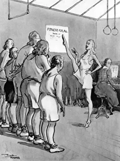 Images Dated 5th November 2018: England goes to it - womens fitness during WWII