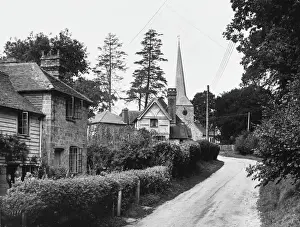 Cottages Prints: England / Horsted Keynes