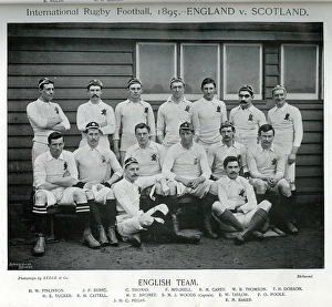 Images Dated 1st February 2017: England International Rugby Team, 1895