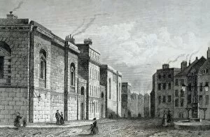 ENGLAND. London (19c.). Newgate Prision. Engraving