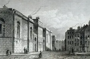 Newgate Prints: ENGLAND. London (19c. ). Newgate Prision. Engraving