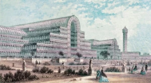 1851 Collection: England. London. The Crystal Palace by Joseph Paxton. Great