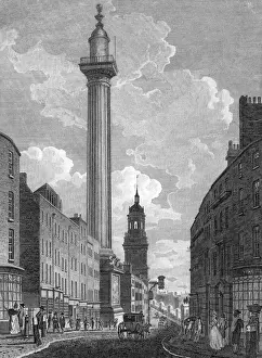 1796 Prints: England / London / Monument