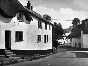 Cottages Prints: England / Newton St. Cyres