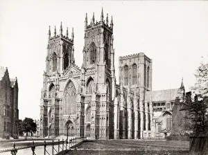 Protective Covering Prints: England religion, church: York Minster