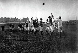 Teams Gallery: England vs. Scotland rugby 1894