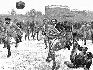 Rules Prints: England vs. Scotland Rugby Football Match, London, 1872