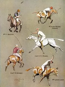 Riders Collection: Englands Polo Team, 1930