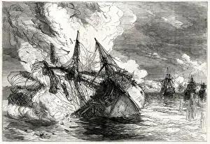 1763 Prints: English attack on Nova Colonia del Sacramento by East India Company Privateers under