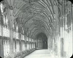 Abbot Collection: English Cathedrals - The Cloister- Gloucester