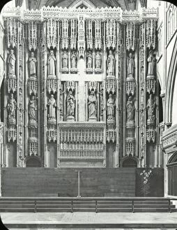 Albans Collection: English Cathedrals - High Altar screen - St Albans