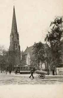 Hand Cart Prints: The English Church, Dresden, Germany