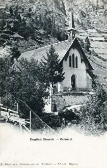 Images Dated 15th December 2020: English Church - Zermatt, Valais Canton, Switzerland