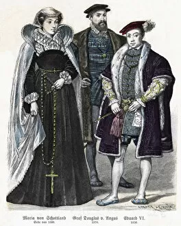 Rosary Gallery: English Costume C16Th