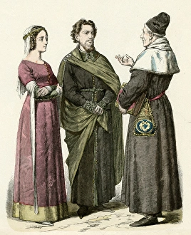 1376 Collection: English Costume Mid C14
