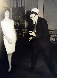 Twisting Prints: English couple on the dance floor in Nottingham