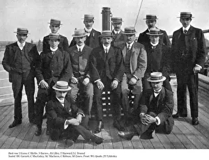 Barnes Prints: English Cricket Team to Australia 1901
