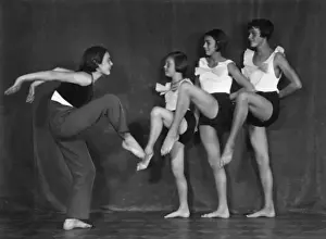 Stretching Prints: English Dance School