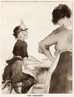 Maids Prints: The English Daumier Looks On Life: English Types by Blampied