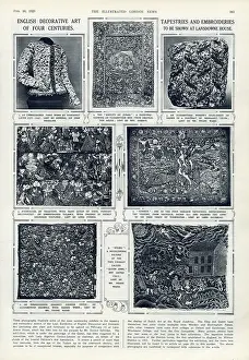 Tapestries Prints: English decorative art of four centuries: tapestries and embroideries to be shown at Lansdowne House