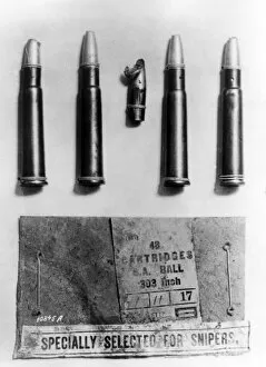 Images Dated 26th August 2011: English dum-dum bullets found at Margival, France, WW1