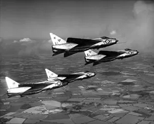 Images Dated 25th January 2014: Four English Electric Lightning F1s XM139 XM147 XM164