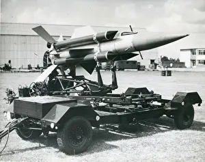 Transferred Prints: An English Electric Thunderbird surface-to-air guided missil