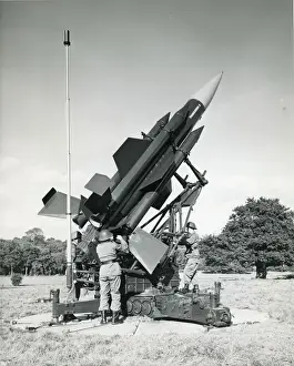 English Electric Thunderbird surface-to-air guided missiles