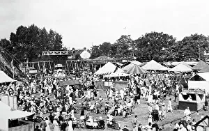 Fairground Prints: An English fair or carnival, probably 1930s