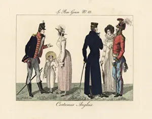 Hussar Prints: English fashions and military uniforms, 1815
