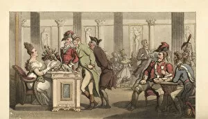 English gentleman flirting with the Fair Limonadiere