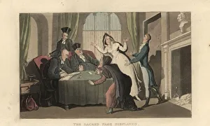 Tassel Collection: English gentleman on trial in a religious tribunal