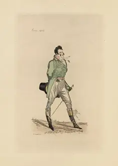 Guillaumot Prints: English man in the fashion of August 1803
