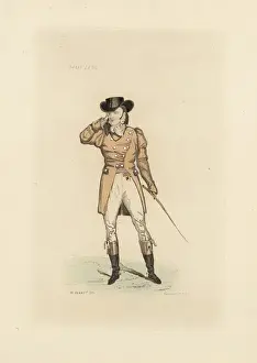 Augusteetienneguillaumot Prints: English man in the fashion of September 1806