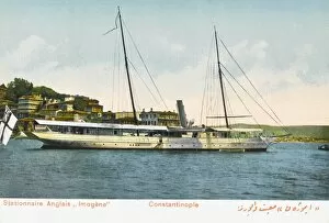 Tarabya Collection: English Naval steamship Imogene