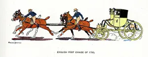 English Post Chaise of 1780 by Edward Penfield