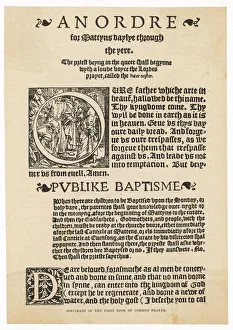 Page Gallery: English Prayer Book