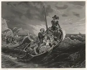 English Puritans leaving England for America