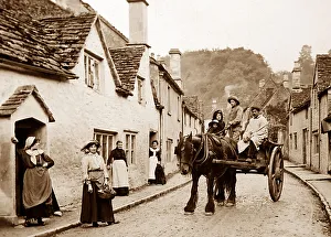 English rural idyll, probably Wiltshire, Victorian period