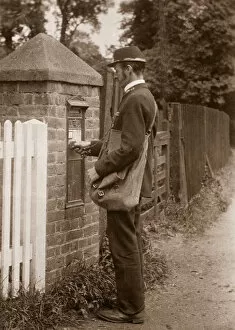 Images Dated 7th February 2008: English Rural Postman