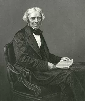 1867 Gallery: English Scientist Michael Faraday Portrait