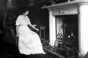 Fire Place Prints: English soprano Miss Sylva (Sylvia) Van Dyck