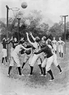 Hoop Prints: English Vs USA Netball