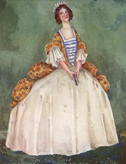 Images Dated 30th January 2012: English Woman of 1710