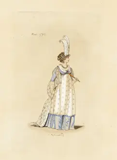 Guillaumot Prints: English woman in the fashion of May 1796
