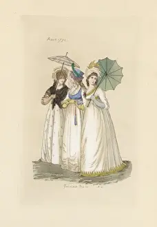 Augusteetienneguillaumot Prints: English women in the fashion of August 1796