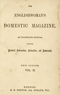 Beeton Collection: The Englishwomans Domestic Magazine 1860
